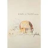 Tano Festa, Roma 1938 - 1988 / Ritratto di Pablo Picasso, 1982