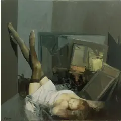 Antonio Tamburro, Isernia 1948 / Modella, oil on canvas