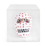 Nicola Bolla, Saluzzo 1963 / Skull Player, 2010, mixed media and carte da gioco