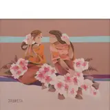 Filippine 1930 - 2010 / Senza titolo by Oscar Zalameda, oil on canvas applicata on compensato, offered Jun 2025