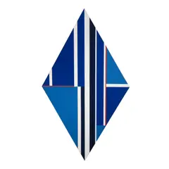 Ilya Bolotowsky, Blue Rhomb, 1976, acrylic on canvas