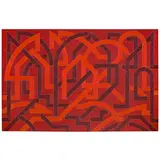 Valerie Jaudon, Sartartia, 1985, oil on linen