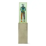 Dustin Yellin, Untitled 03, 2013, glass, collage and acrylic