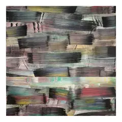 Jacqueline Humphries, Horizontal #5, 1997, oil on linen