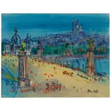 Jean Dufy, Paris, le pont Alexandre III, circa 1950-1955, oil on canvas