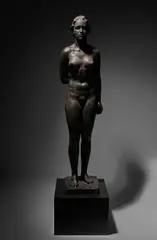 Georg Kolbe, Lauschende, 1941-1942, zinc with black patina