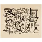 Fernand Léger, Le jongleur et les trapézistes, 1954, brush and India ink and pencil on paper