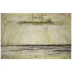 Bernard Buffet, Mer, 1966, oil on canvas