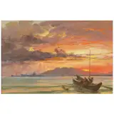 Fernando Amorsolo, Untitled, 1956, oil on canvas laid down on board