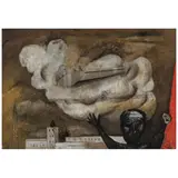 Rufino Tamayo, Hombre admirando un avión, 1936, gouache and brush and pen and India ink on paper
