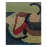 Miyoko Ito, The Sea, circa 1957-1959, oil on canvas