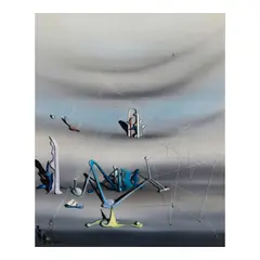 Yves Tanguy, Je tourne la tête vers moi (I Turn My Head Toward Myself), 1938, oil on canvas