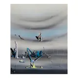 Yves Tanguy, Je tourne la tête vers moi (I Turn My Head Toward Myself), 1938, oil on canvas