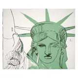 Andy Warhol, Statue of Liberty, 1986, synthetic polymer paint and silkscreen ink on canvas