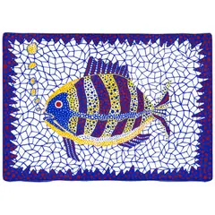 Yayoi Kusama, Fish, 1995, acrylic on canvas