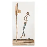 Ernie Barnes, In the Beginning, circa 1971, acrylic on canvas