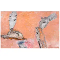Susan Rothenberg, Mares and Foals, 2002-2003, oil on canvas