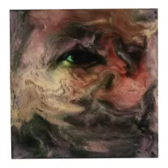 Lucas Samaras, Photo-Transformation (Eye), 1973, Unique manipulated Polaroid SX-70 print; dated '11/3/73' in ink on the reverse
