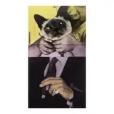 John Baldessari, Child with Kitten/Man with Cigar (from 'Above and Below'), 1991/2003