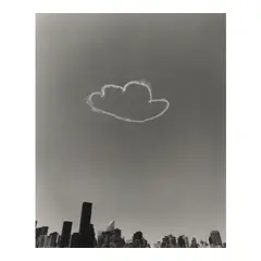 Vik Muniz, Cloud Cloud, Manhattan (from 'Pictures of Clouds'), 2001, Gelatin silver print; the photographer's label