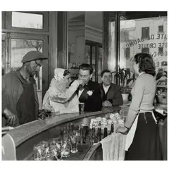 Robert Doisneau, 'Café Noir et Blanc' (Chez Gégène, avenue Galliéni, Joinville-le-Pont), 1948, Gelatin silver print