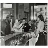 Robert Doisneau, 'Café Noir et Blanc' (Chez Gégène, avenue Galliéni, Joinville-le-Pont), 1948, Gelatin silver print