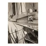 On Board an Ocean Liner by Albert Renger-Patzsch, 1929, Gelatin silver print; the photographer's 'Essen, Goethestr. 41' credit stamp on the reverse, sold Oct 2025
