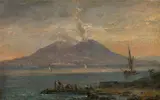 Johan Christian Clausen Dahl, Der Vesuv, gesehen von Posillipo“ („Vesuvius seen from Posillipo“)