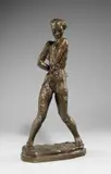 Schreitende by Georg Kolbe, 1926, Bronze mit goldbrauner Patina. Höhe: 49,5 cm (19 ½ in.), sold Nov 2013