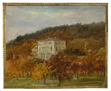 Carl Gustav Carus, Villa am Hang“. Nach 1850