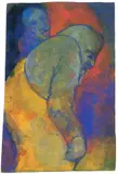 Der Alte by Emil Nolde, Aquarell auf Japan, sold Nov 2008
