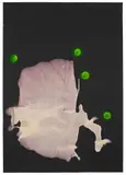 Ohne Titel by Sigmar Polke, 1998, Interferenzfarbe auf schwarz grundiertem Karton, sold Jun 2012