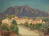 Tessiner Landschaft by Karl Hofer, 1936, Öl auf Leinwand, sold May 2011