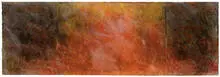 Joe Goode, Forest Fire #30, 1983, Pastel, graphite, and pigment on paper