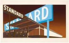 Ed Ruscha, Double Standard, 1969, 11-color screenprint on paper