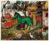 David Burliuk, Farm Scene