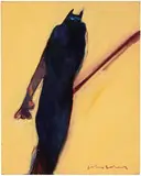 Fritz Scholder, Cat Person #3 (Native American series), 1978, Oil on canvas