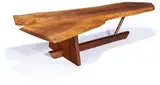 Coffee table by George Nakashima, Walnut, sold Oct 2014