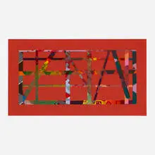 Alan Shields, Untitled, 1973, mixed media and collage on paper