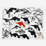 Arman, Boom-Boom (unique variation from New York International Portfolio), 1965, screenprint in colors