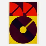 Arnaldo Pomodoro, Maximal Gyre IV, 1968, lithograph in colors