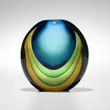 Luigi Onesto, Vase, hand-blown sommerso glass