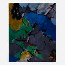 Heidi Faessel, Hula, 1990, oil on canvas