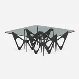 Alexander Taylor, Butterfly coffee table, 2006, bent plywood with painted oak veneer
