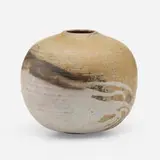 Vessel by Toshiko Takaezu, glazed stoneware, sold Jul 2022