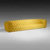 Paola Navone, Chester Moon sofa, c. 2005, suede leather