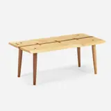 Michael Oates, Digging Through the Ash coffee table, 2021, ash, walnut, cherry