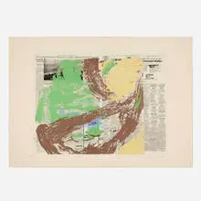 Willem de Kooning, Untitled, 1975, screenprint in colors on Arches