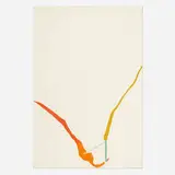 Helen Frankenthaler, Untitled (from the What Red Lines Can Do portfolio), 1970, screenprint in colors on Arches handmade