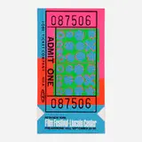 Lincoln Center Ticket by Andy Warhol, 1967, screenprint in colors, sold Jun 2022